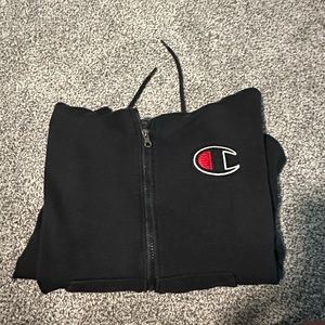 Men’s black champion hoodie